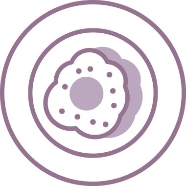 Gıda simgesinin vektör illüstrasyonu