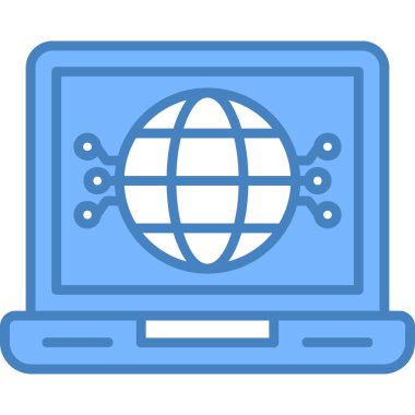 bilgisayar simgesi vektör illüstrasyonu