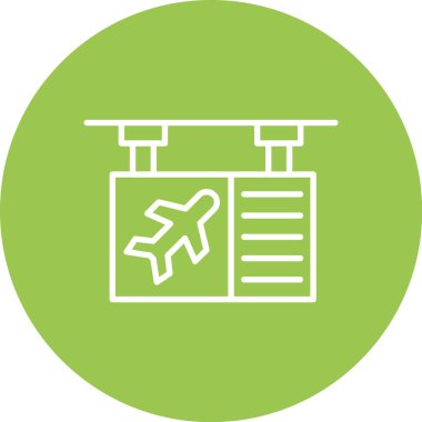 uçak simgesi, vektör illüstrasyonu