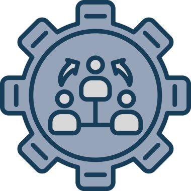 Teçhizat Web simgesi basit illüstrasyon