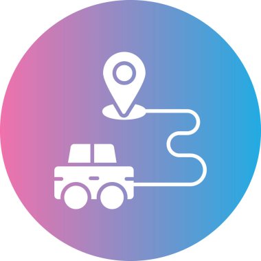 - Araba. Web simgesi basit illüstrasyon