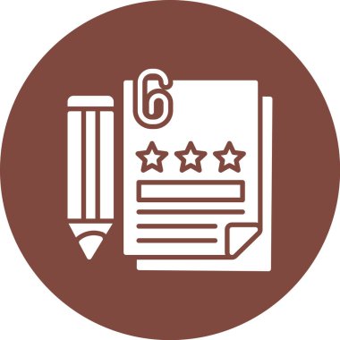 Bir yıldız simgesinin vektör illüstrasyonu