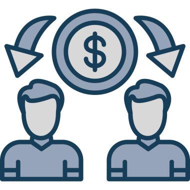 Dolar Para Vektörü Simgesi