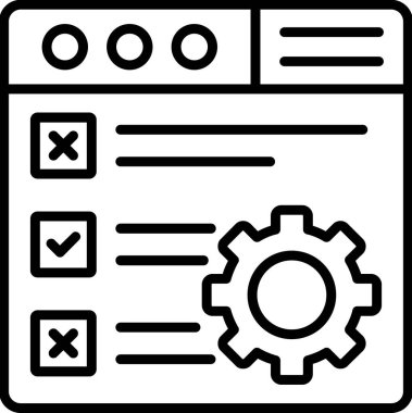 Web tasarım simgesi, vektör illüstrasyonu