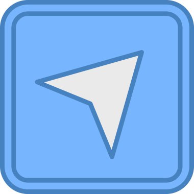 ok yönü simgesi doldurulmuş - taslak biçimi