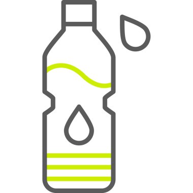 su kutusu simgesi, vektör illüstrasyonu