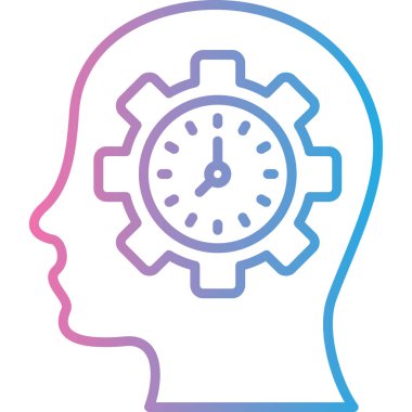 Zaman yönetiminin vektör illüstrasyonu