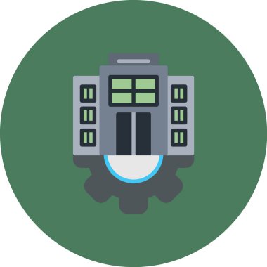 Modern bir simgenin vektör illüstrasyonu