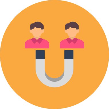 iş vektörü düz renk simgesi