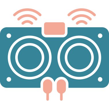 kamera simgesi vektör illüstrasyonu