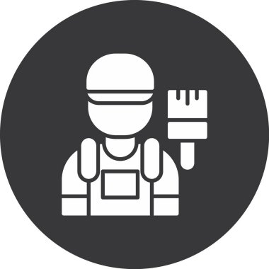 Gaz maskeli bir adamın vektör çizimi