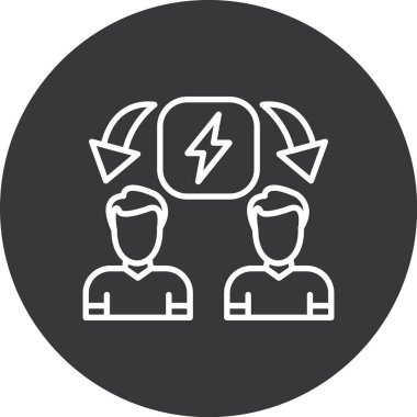 seo modern simgesinin vektör illüstrasyonu