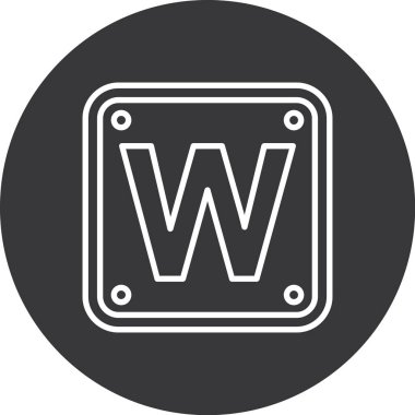 Modern b 'nin vektör illüstrasyonu eksik simgesi