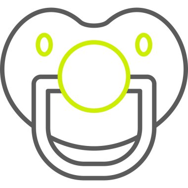 Benzersiz maske ve şnorkel vektör simgesi