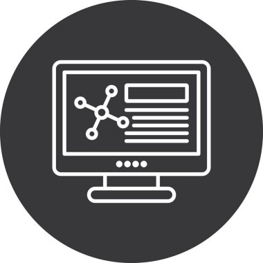 Web simgesi, vektör illüstrasyonu