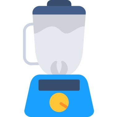 Düz stil kahve ikonu pişirme