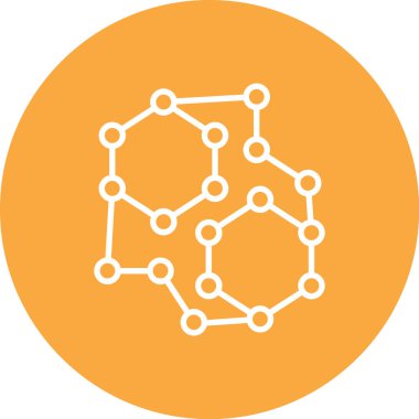 şebeke. Web simgesi basit illüstrasyon