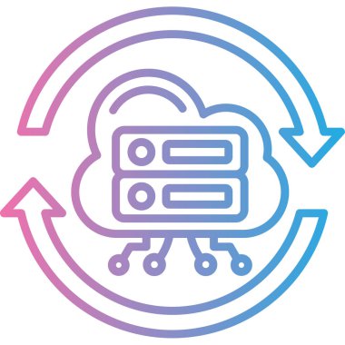 Seo simgesinin vektör illüstrasyonu