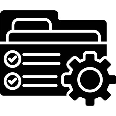 Belge. Web simgesi basit illüstrasyon