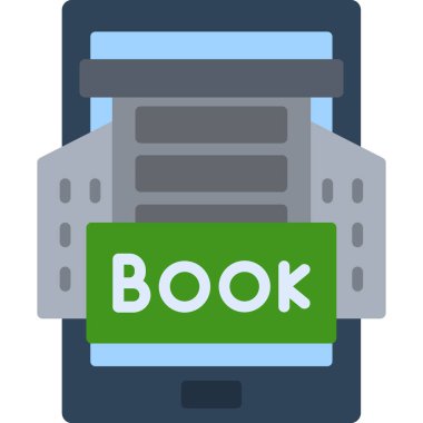 kitap simgesi, vektör illüstrasyonu