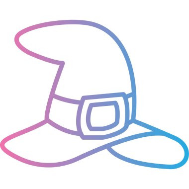 Şapkalı bir adamın vektör çizimi