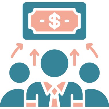 Dolar banka vektör simgesi