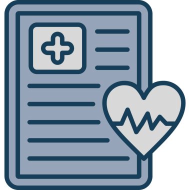 Tıbbi sağlık vektör ikonu. düzenlenebilir vuruş.