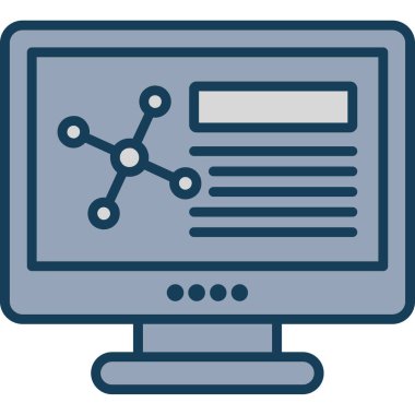 Web simgesi vektör illüstrasyonu