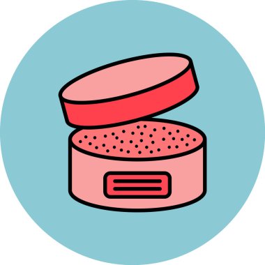 Yemek. Web simgesi basit illüstrasyon