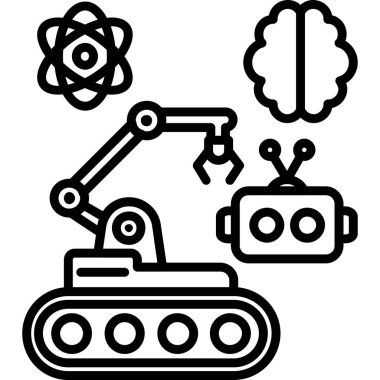 Robot robot. Basit tasarım