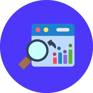 İş analizi vektör simgesi