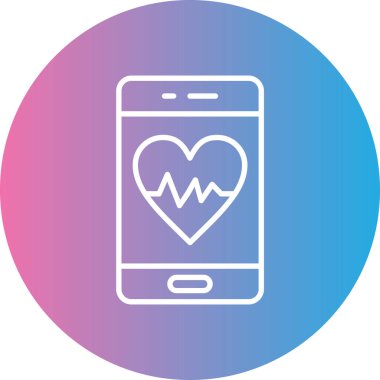 Vektör Mobil simge illüstrasyonu