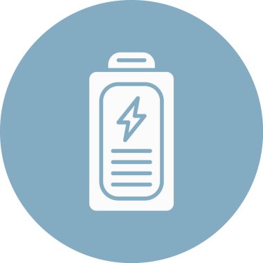 Güç çizgisi simgesinin vektör illüstrasyonu