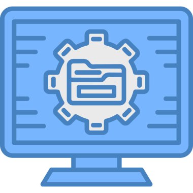 dizüstü bilgisayar simgesi, vektör illüstrasyon tasarımı