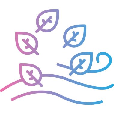 Bir kuş simgesinin vektör illüstrasyonu