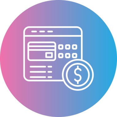 seo modern simgesinin vektör illüstrasyonu