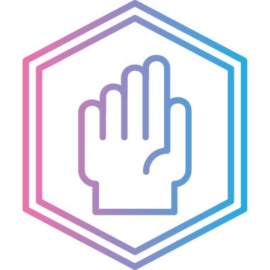 Bir insan simgesinin vektör illüstrasyonu