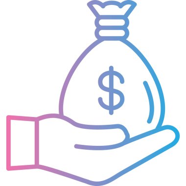 Para çantası. Basit tasarım