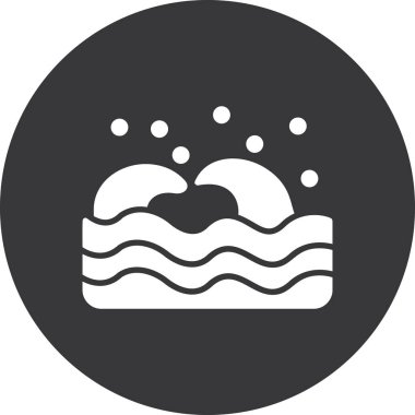 Gıda simgesinin vektör illüstrasyonu