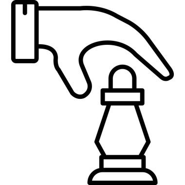 Musluk. Web simgesi basit tasarım