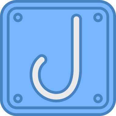 Kanca. Web simgesi basit tasarım