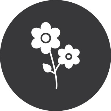 Çiçeğin vektör illüstrasyonu