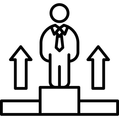 iş simgesi vektör illüstrasyonu