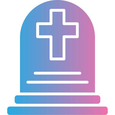 Bir çapraz simgenin vektör illüstrasyonu