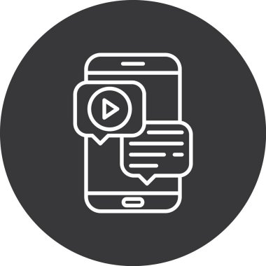 cep telefonu vektör simgesi