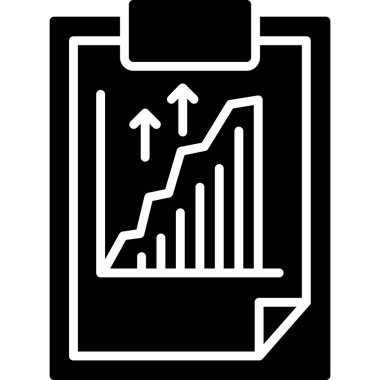 grafik ikonu vektör illüstrasyonu