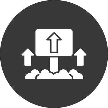 ok vektörü simgesi tasarımı