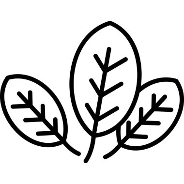 bitki simgesi vektör illüstrasyonu
