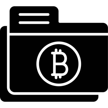 bitcoin. Web simgesi basit illüstrasyon