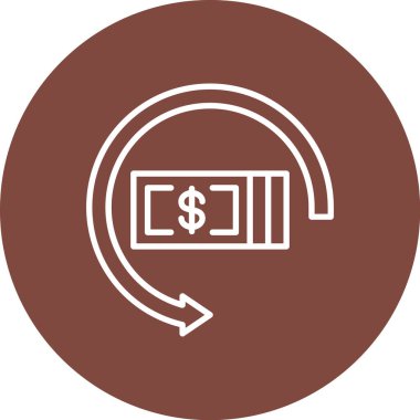 Modern otomatik simgenin vektör illüstrasyonu